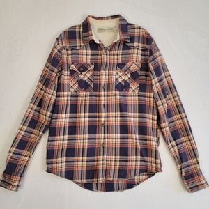 Heritage Nation 100% Cotton Flannel Shirt, Size S
